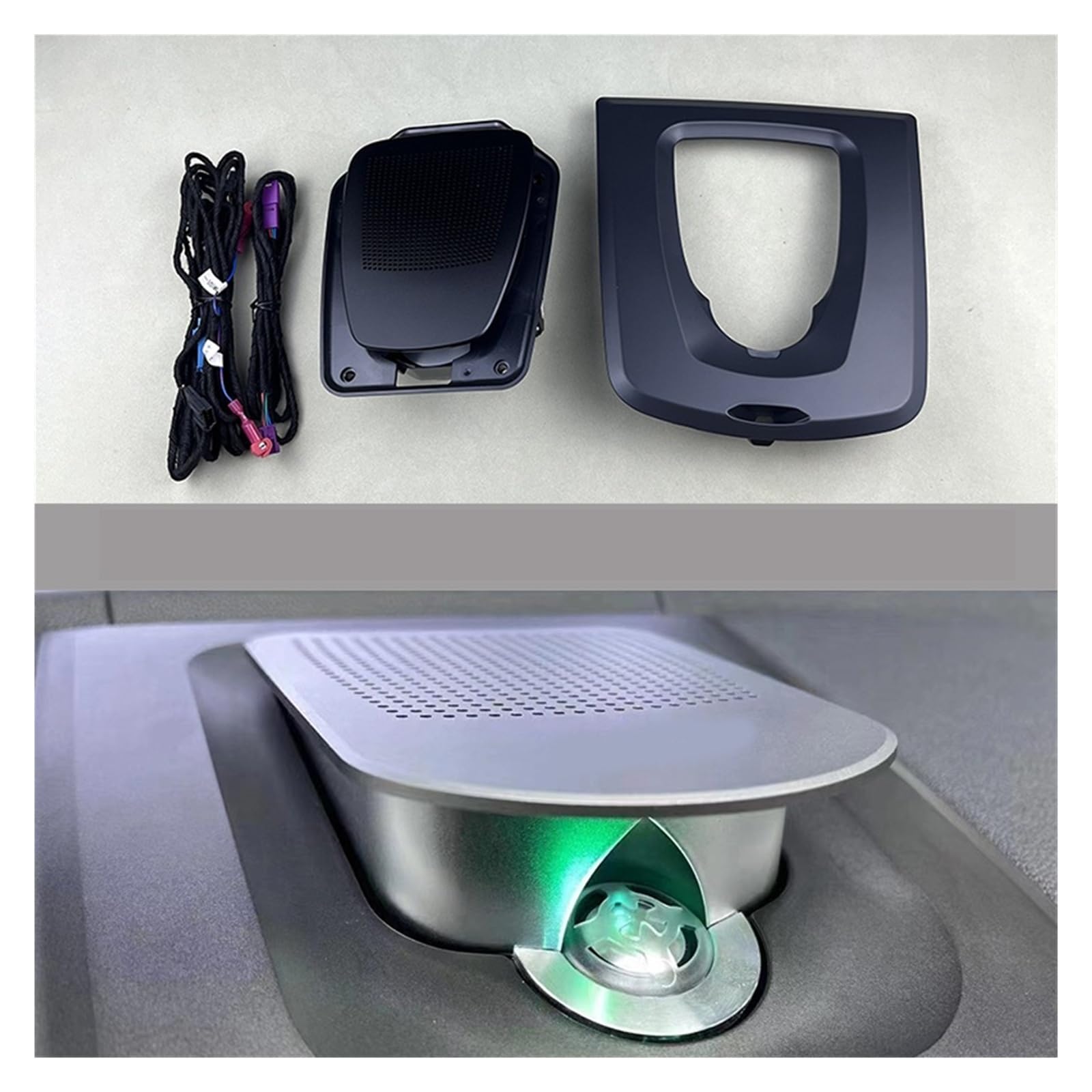 XCZPRKMXY Lift Center Speaker Suitable Compatible with BMW X3 X4 G02 G08 2018 UP Ambient Light LED Decorative Cover Synchronize Light(Compatible with G02 X4)