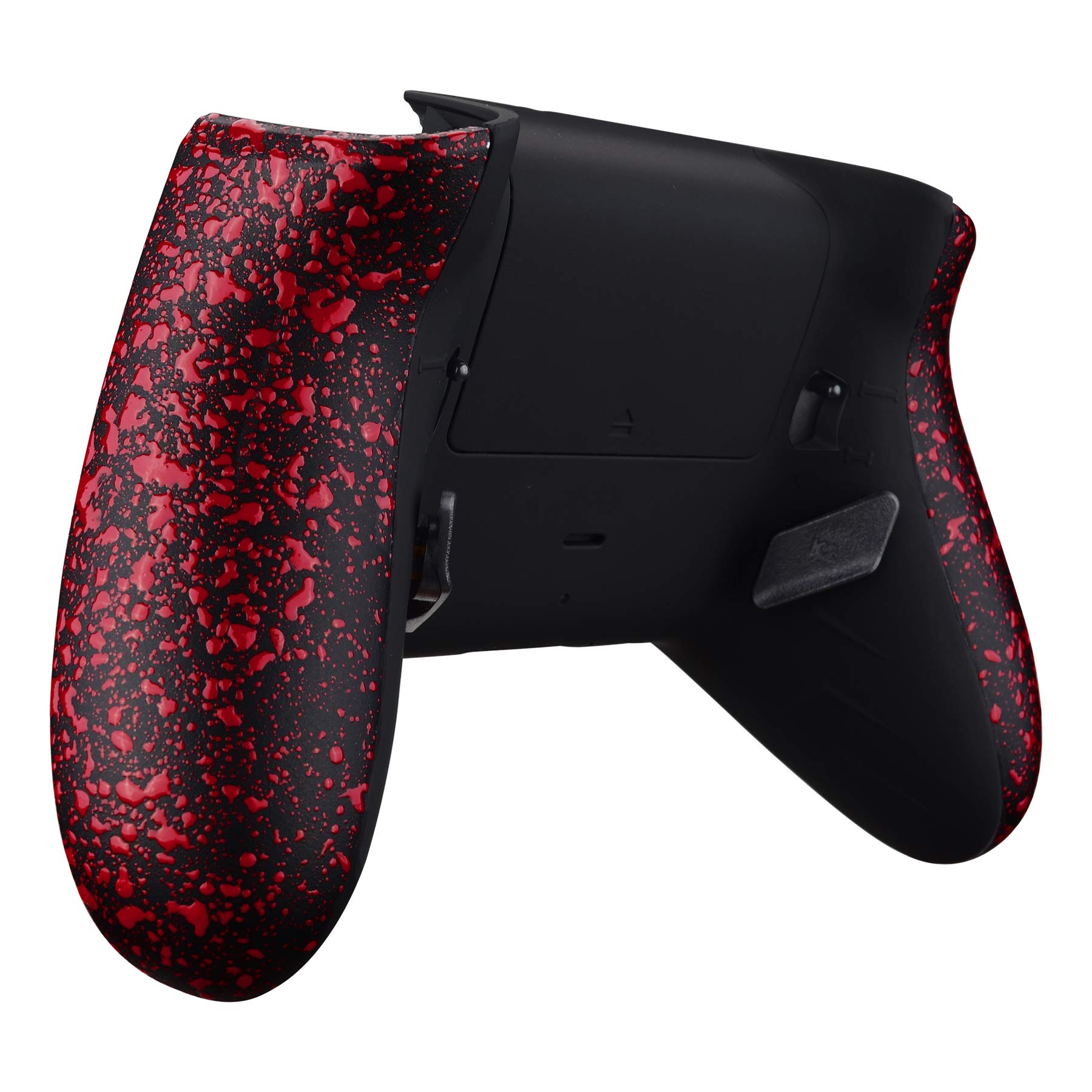 eXtremeRate Lofty Remap Kit avec Trigger Stop pour Xbox One S/X Manette, Coque Arrière avec Boutons Redessinés pour Xbox One S/X Manette (Modèle 1708)-Rouge Texturé