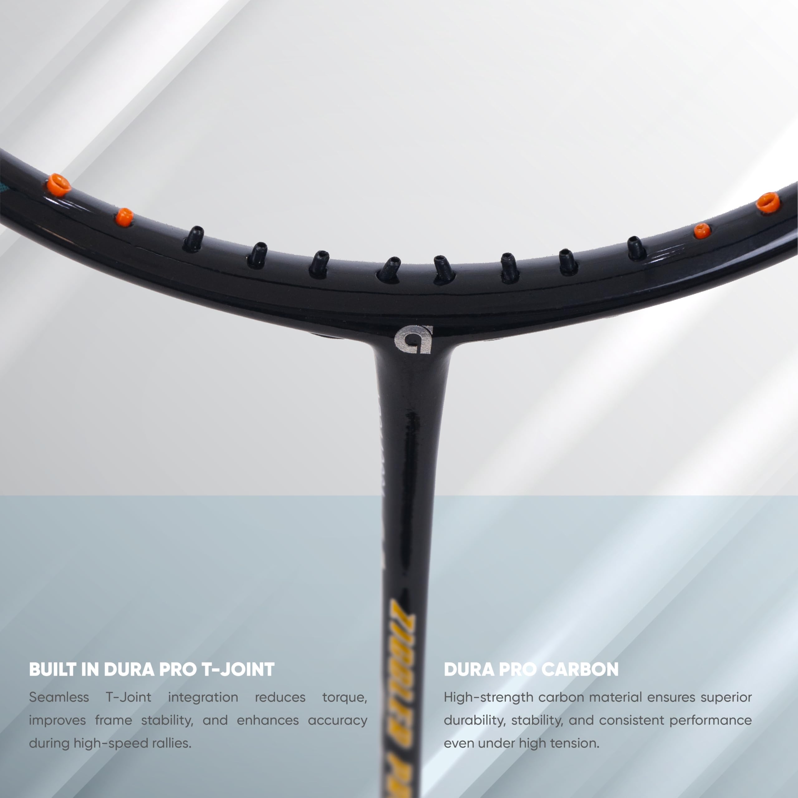 Apacs Ziggler Pro 6.2 (Unstrung) | 38 lbs Max Tension | 4U Head