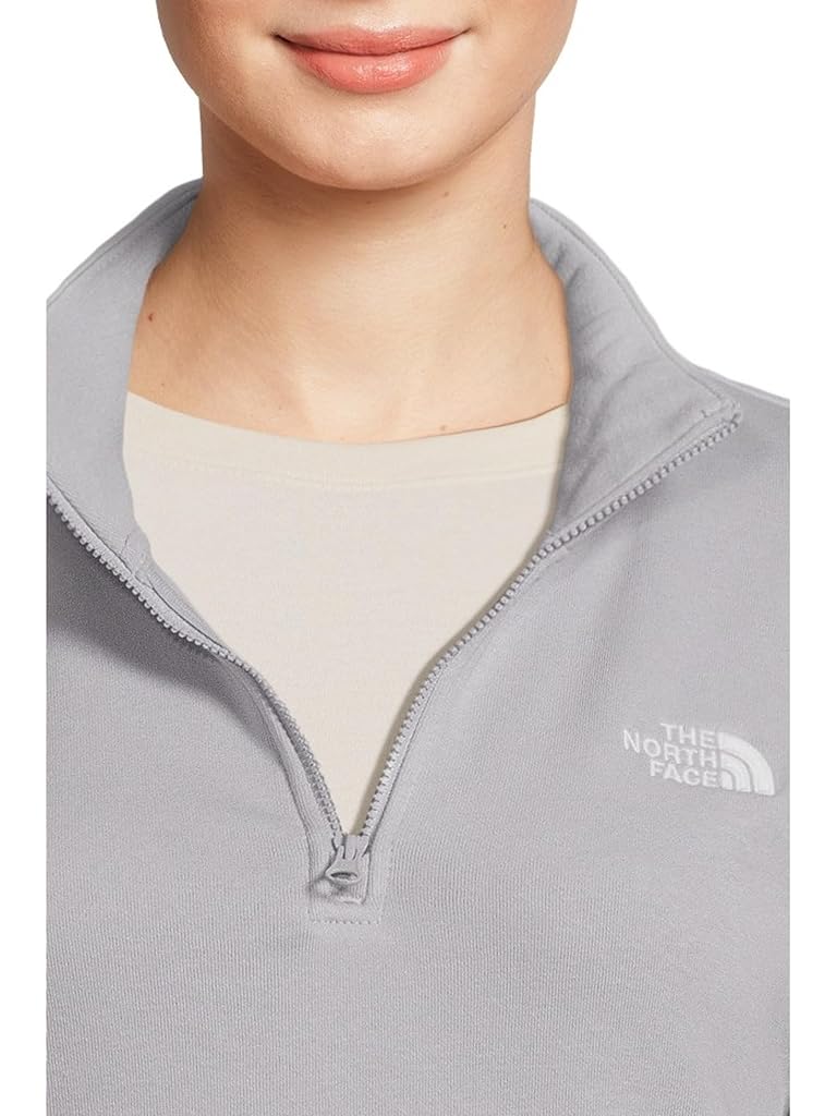 Gray The North Face Evolution Embroidered 1/4 Zip