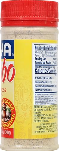 Miniatura 3 de Goya Foods Adobo - Condimento multiusos con pimienta, 12 onzas (paquete de 24)