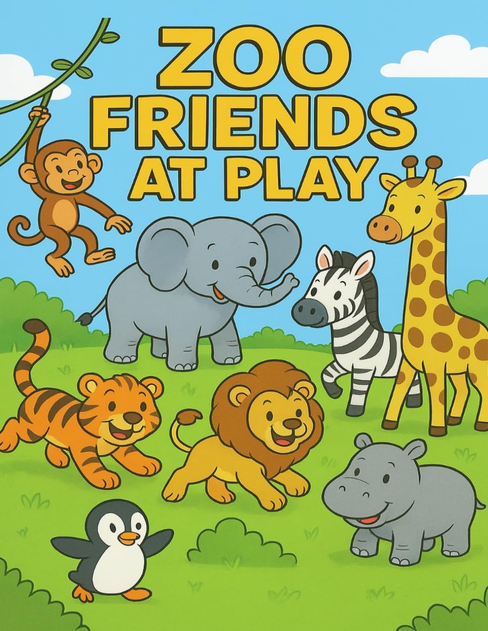 Zoo Friends Coloring Book (Zoo Friends Adventures Book Collection)
