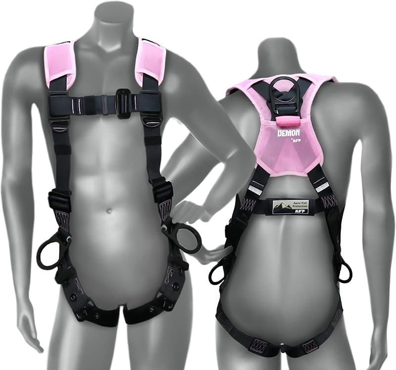 Demon Fall Protection Comfortable Safety Harness (OSHA/ANSI PPE)