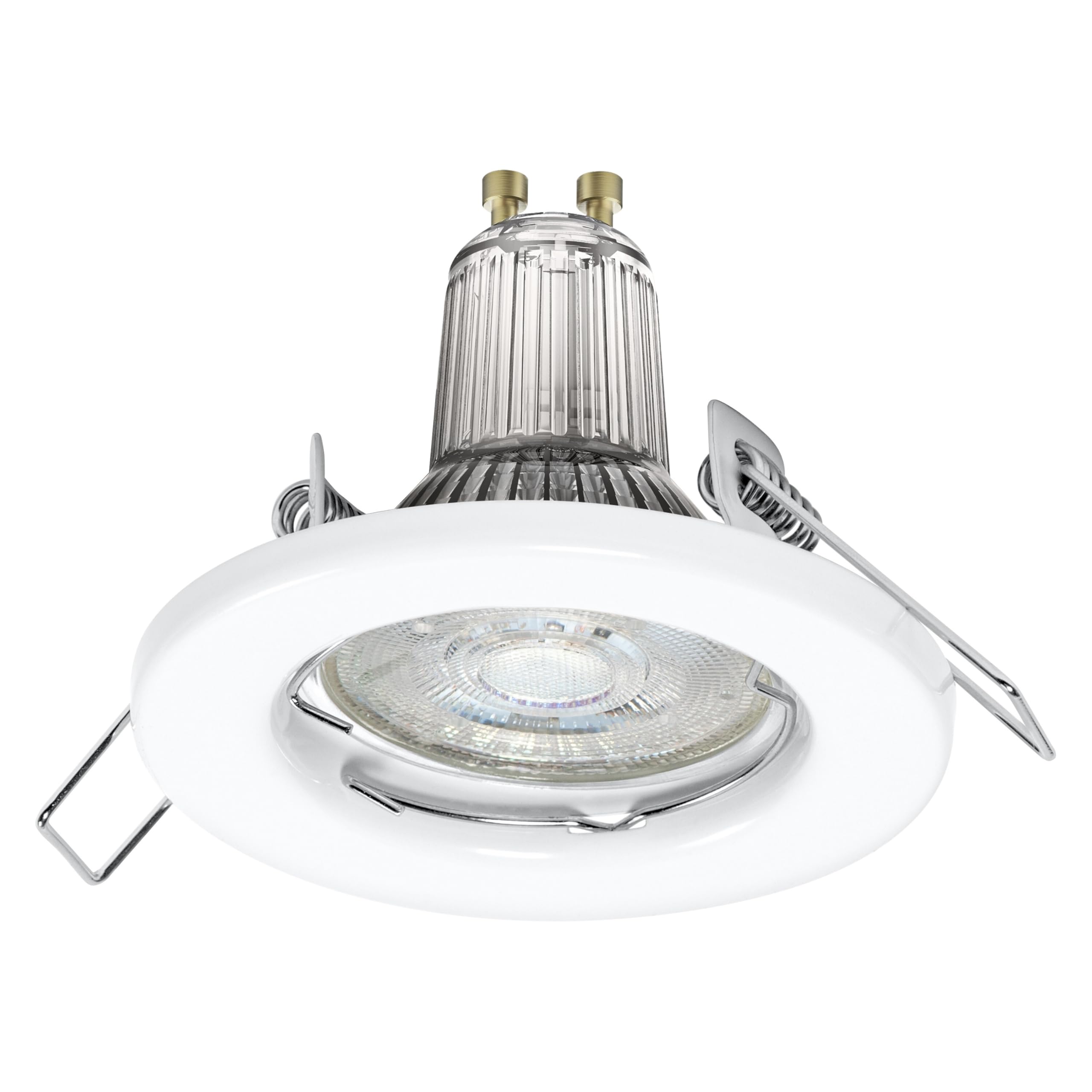 Osram Spotlight recessed Ceiling Light Set in White Including LED 5x2.6W GU10, IP20 Protection, Suitable for Indoor use