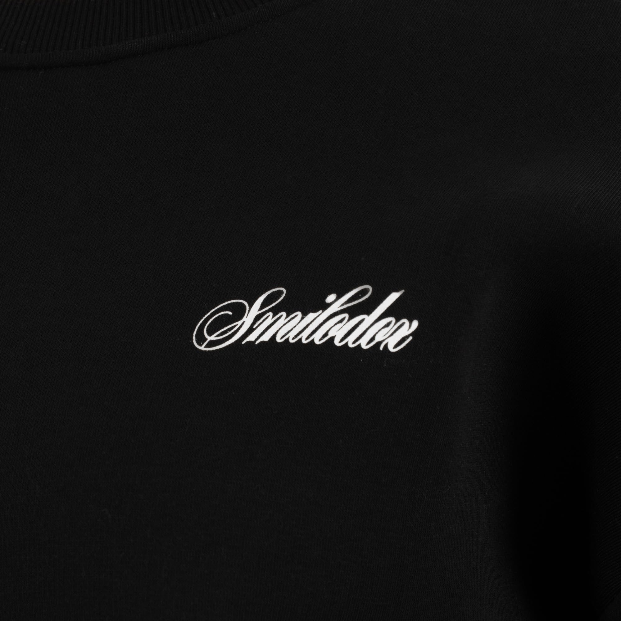 SMILODOX Sweatshirt Unisex Feyd Oversize Fit Rundhals Pullover mit Rückenprint & Brustlogo, lockerer Streetwear Sweater aus Baumwolle, Oversized Pullover für Herren und Damen