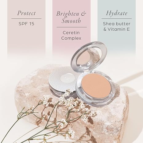 PUR 4-in-1 Pressed Mineral Makeup Powder Foundation with SPF 15 | Buildable Foundation Coverage - Smooth, Even-Looking Complexion Makeup Delivers Custom Coverage and Comfortable Everyday Wear