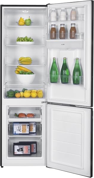 GEDTECH Refrigerateur combiné - congélateur bas - GCB262BL Noir - capacité 262L - Classe E - 3