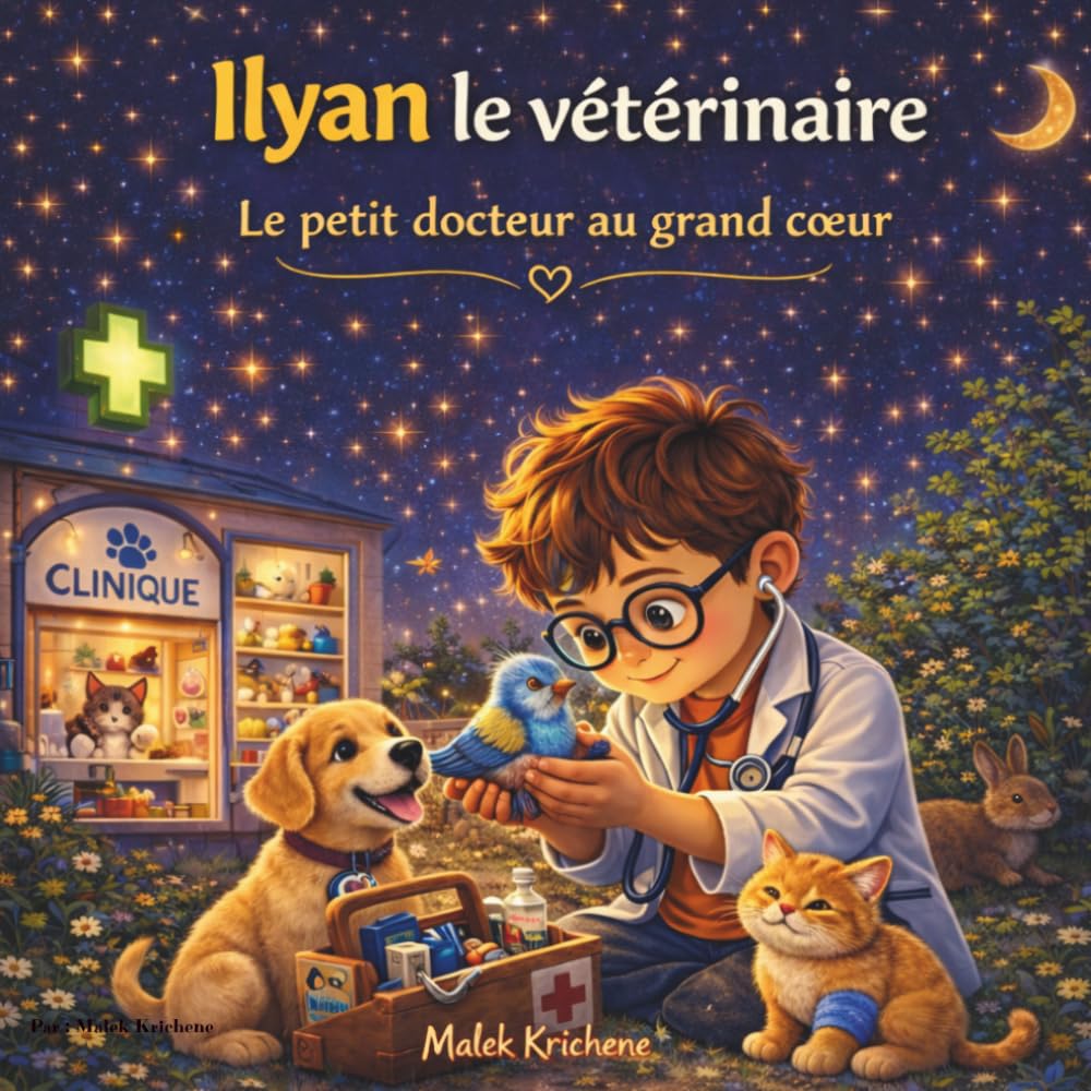 Ilyan le vétérinaire: Une douce histoire sur l’amour des animaux et le rêve de les aider (Les aventures d'ilyan)