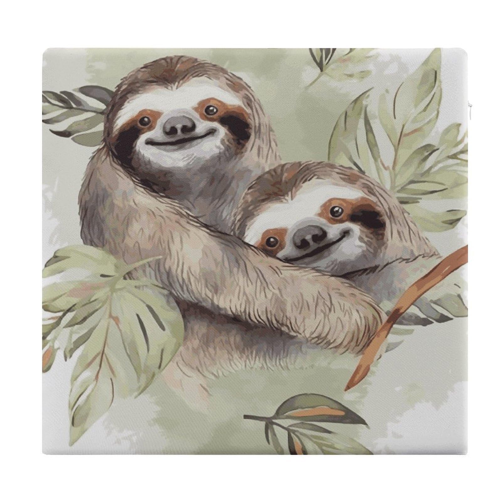 LDGSUPH - Watercolor Seat Cushions for Office Chair Square Cushions Soft Floor Cushions Cozy Memory Foam Cushion Cushions for Home Travel Chair Car