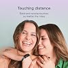 BOND TOUCH Long Distance Touch Bracelet for Couples - Stay Connected Anywhere and Anywhere - Unique Relationship Gift with Real Time Message and Customizable Colors - Single Tap Bracelet