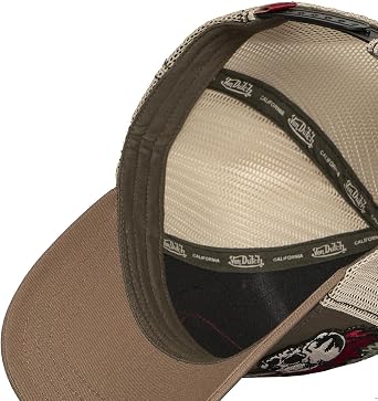 Von Dutch Trucker Patches, Men's and Women's Caps, Khaki 12