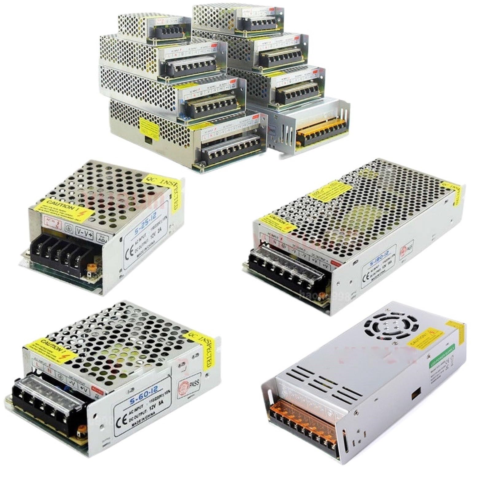 Transformador de luz 36V para tiras LED y adaptador SMPS de corriente continua 7