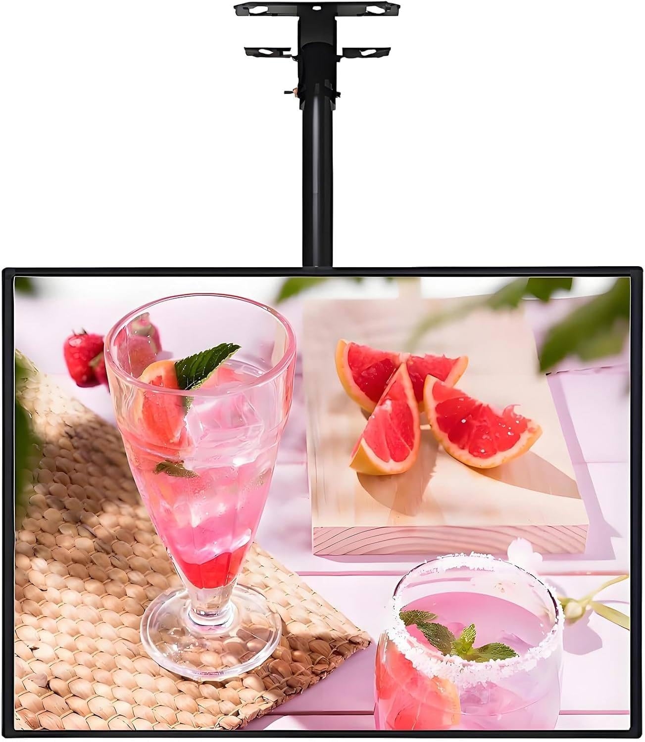 Caja de luz LED con marco a presión, tablero de menú 3D montado en la pared para restaurantes, cafeterías y tiendas