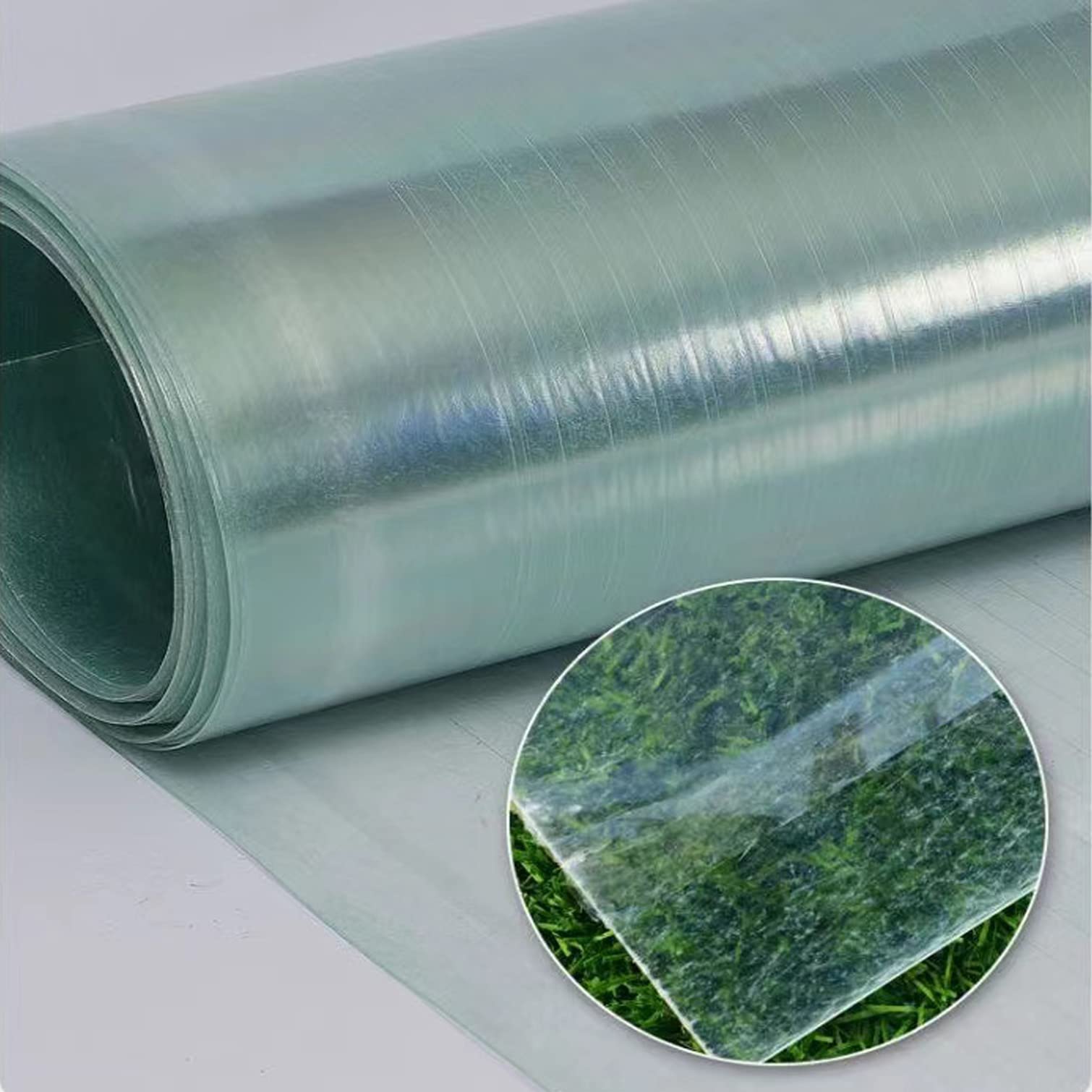 UV-beständige, transparente Polycarbonat-Dachplatten, 0,8 mm dick, regenfest, Überdachung für Garten, Gewächshaus, leicht zu schneiden und zu biegen, Größe: 0,3 x 1 x 3 m
