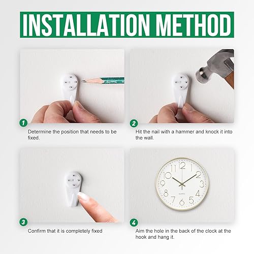 Miniatura 9 de Reloj de pared de 10 pulgadas sin tictac, silencioso, moderno, estilo simple, redondo, decoración redonda, esfera estereoscópica dorada, relojes de