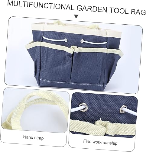 Miniatura 3 de Cabilock - Bolsa de transporte para herramientas de jardín, bolsa grande organizadora, bolsa de almacenamiento para jardinería con bolsillos
