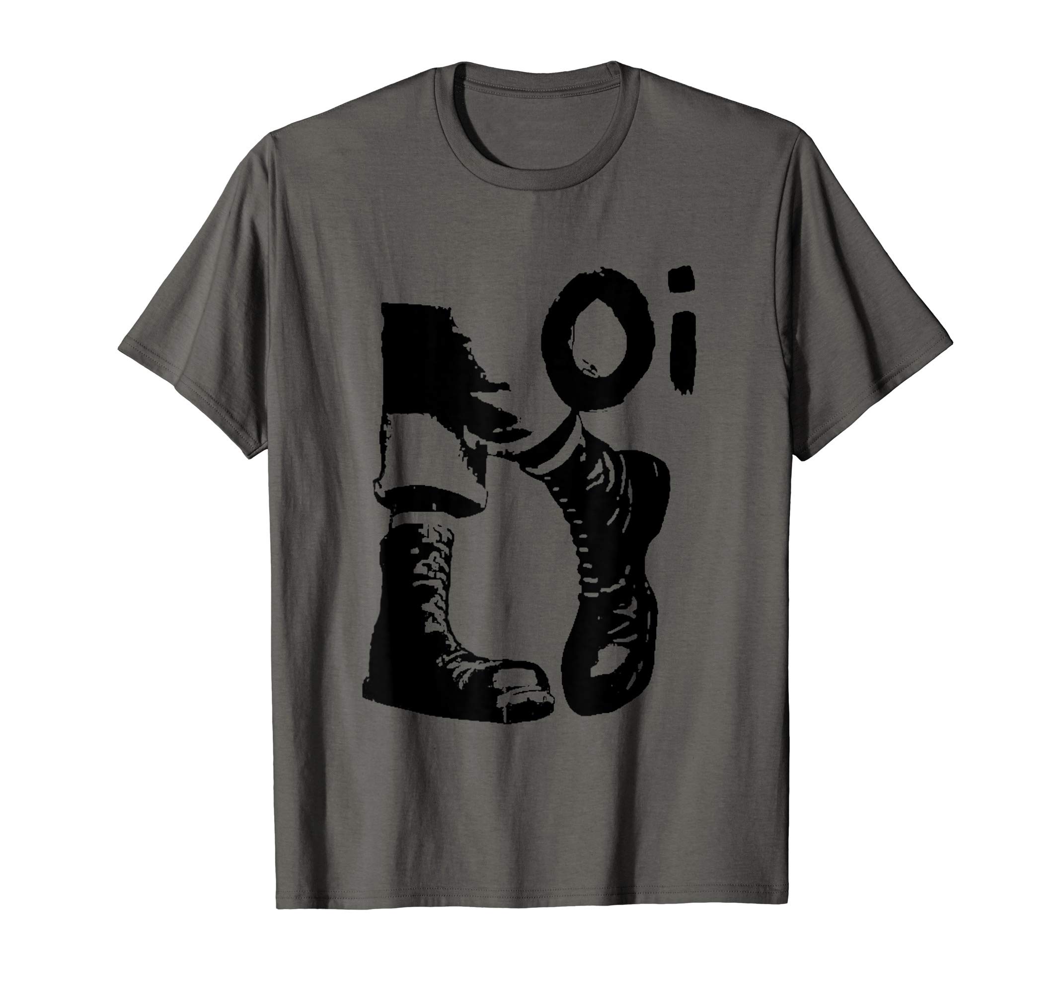 Oi punk rock with combat boots.T-ShirtOEKO-TEX STANDARD 100