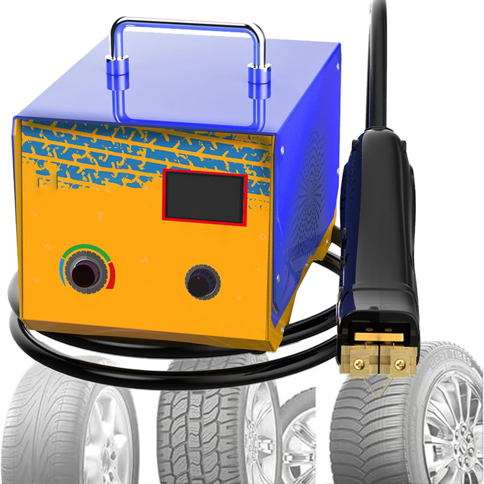 Pnpaea 1000W Portable Truck Tyre Regroover, Tire Groover,Solid Tire Grooving Tool Kit Industrial Tires,2M Length Cable,for Car,Motorcycle, Karting 20Blades