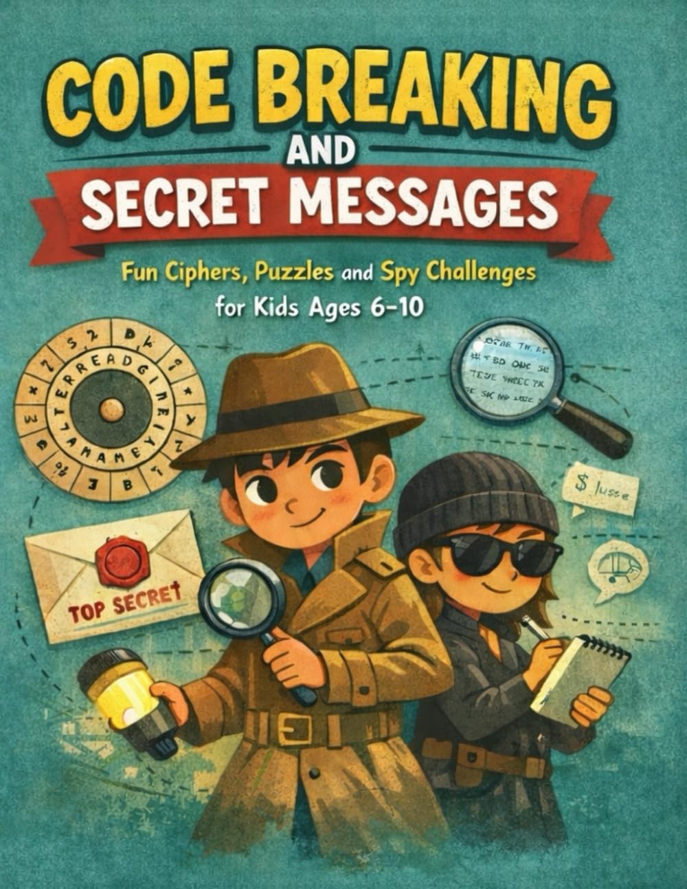 Code Breaking and Secret Messages Activity Book: Fun Ciphers, Puzzles and Spy Challenges for Kids Ages 6–10