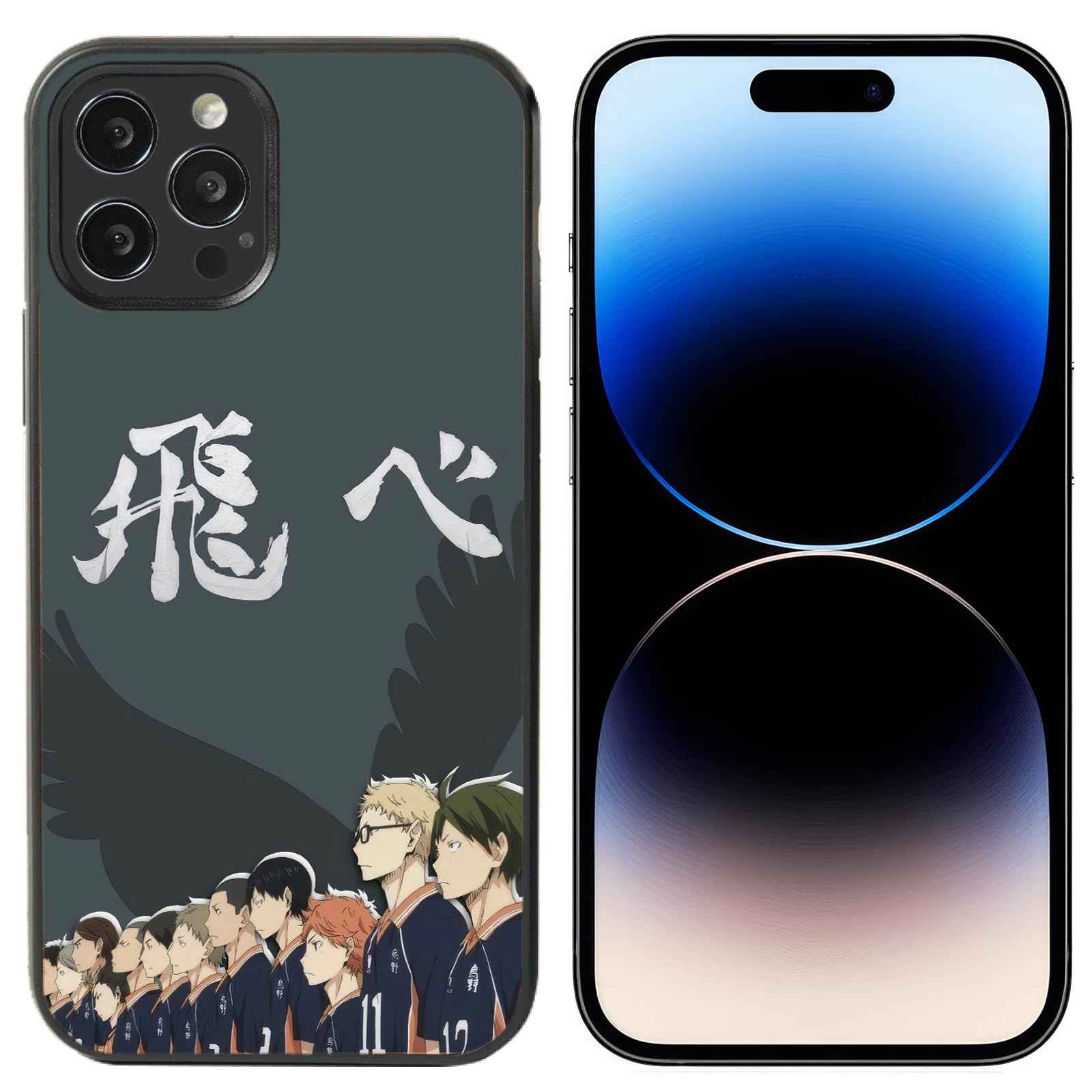 Amazon.co.jp: ハイキュー スマホケース iphone16ケース クリア