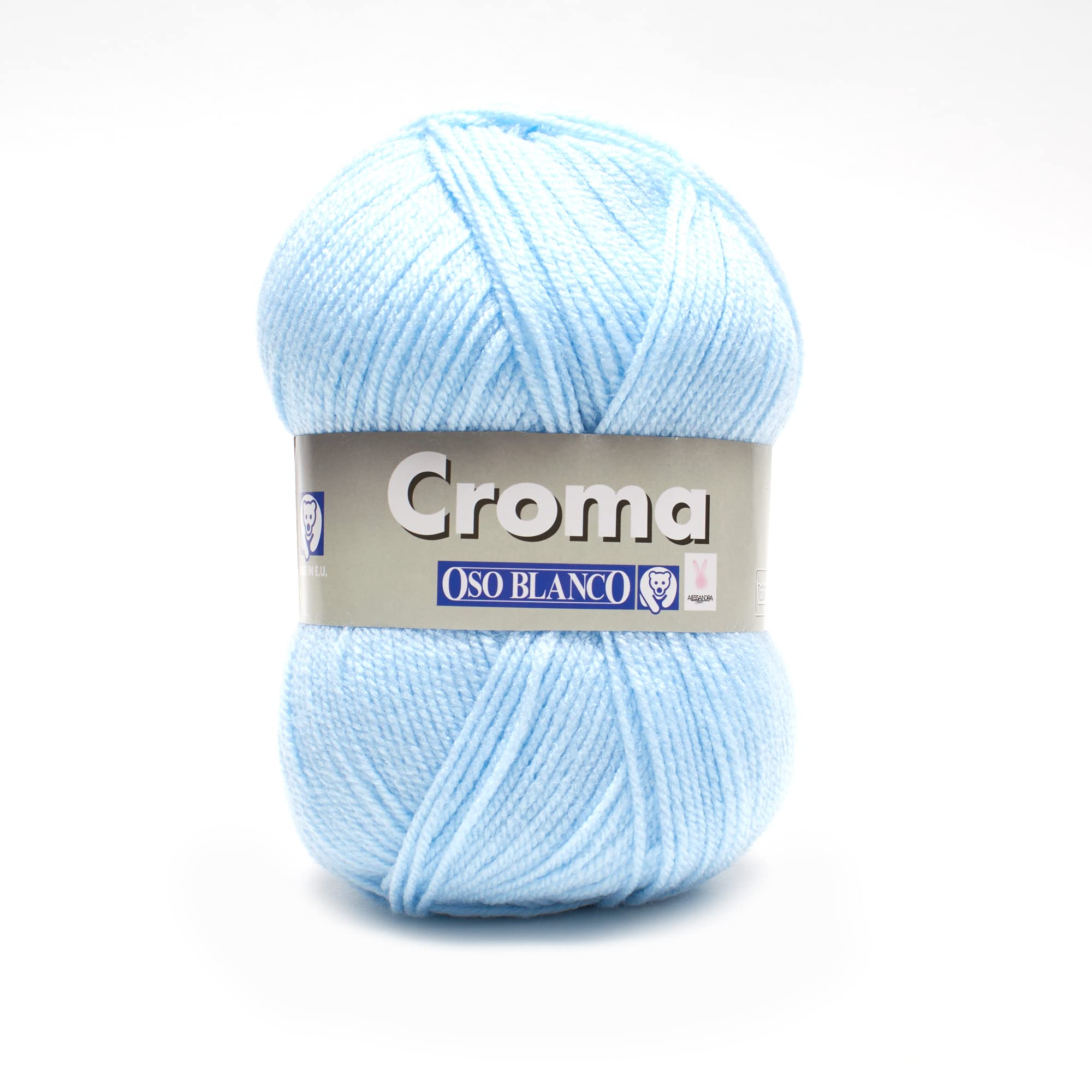 Oso Blanco - Croma - Fil 100% Acrylique De Couleur Unie Pelotte Douce Et Résistante Convient à Tous Les Types De Tricot Pour Les Aiguilles/crochets : 2.50/3.00 100 Gr Orange 531