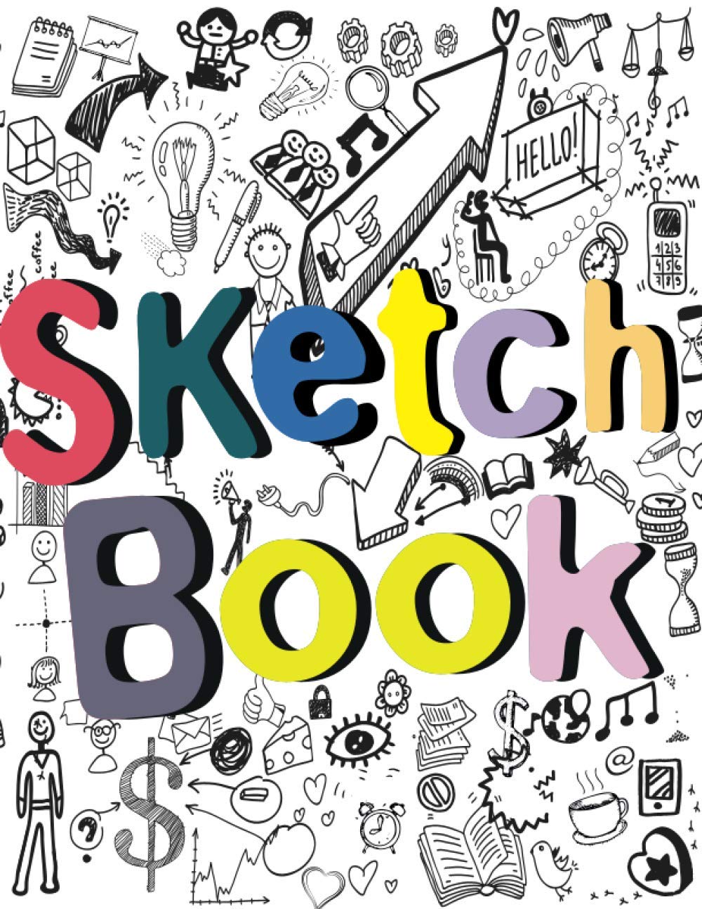 Sketch Book: Sketch Book for Kids, Notebook for Drawing, Writing, Painting, Sketching or Doodling, 120 Pages, (8.5 x 11)