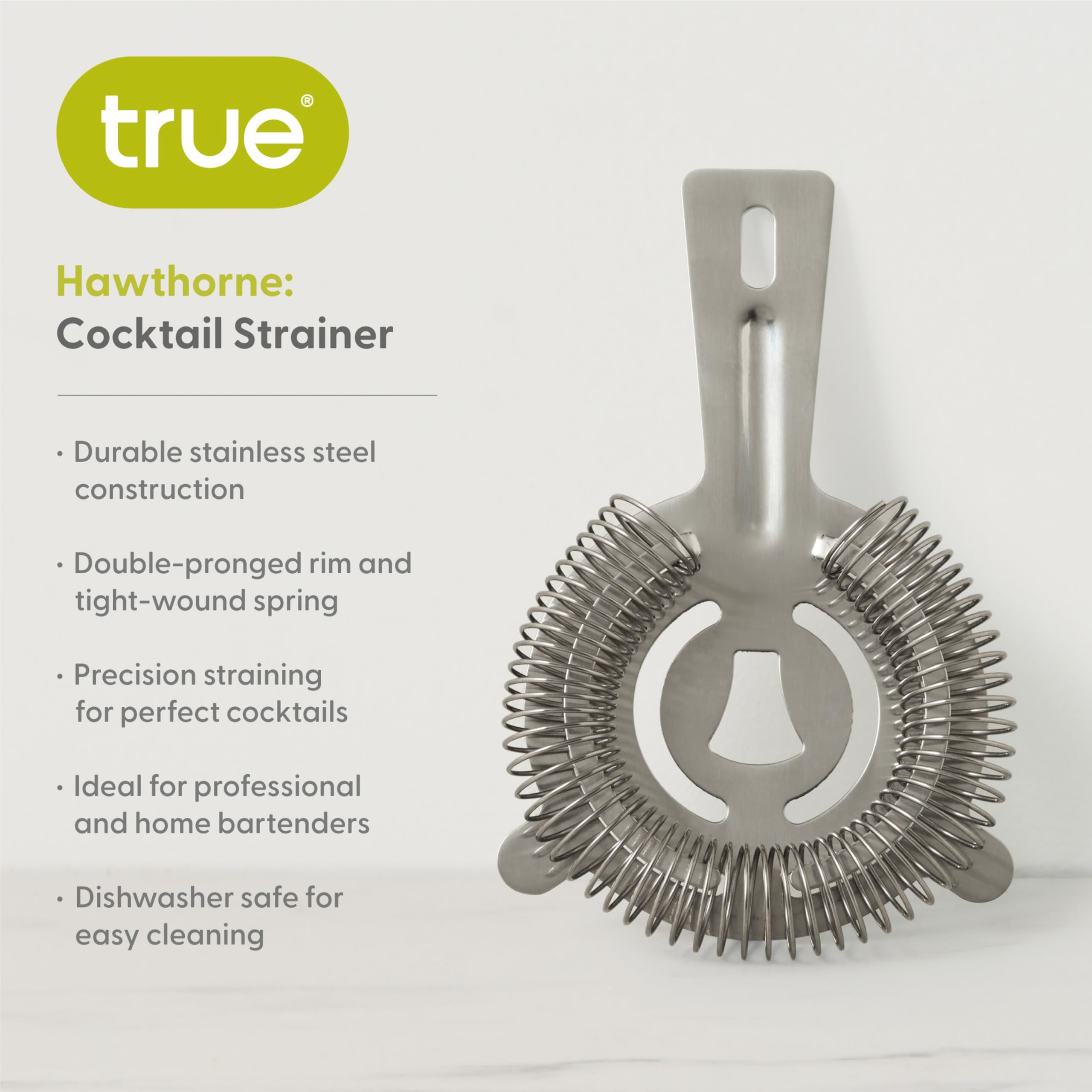 Colador de cóctel Hawthorne de True
