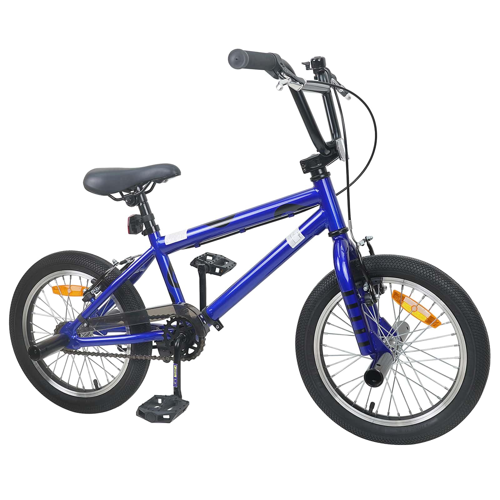 BMX rower dziecięcy 16 cali, rower dla dzieci 5-8 lat, ciemny