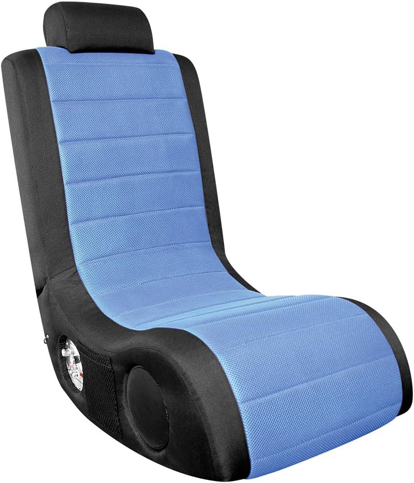 BoomChair BM-44WR.CBK+BU Novelty Video Gaming Chair, 31-Inch
