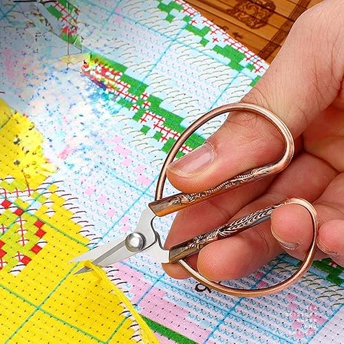 Miniatura 8 de Tijeras pequeñas de bordado de costura de 3.3 pulgadas, tijeras pequeñas de acero inoxidable, tijeras de detalle de punta afilada para costura,