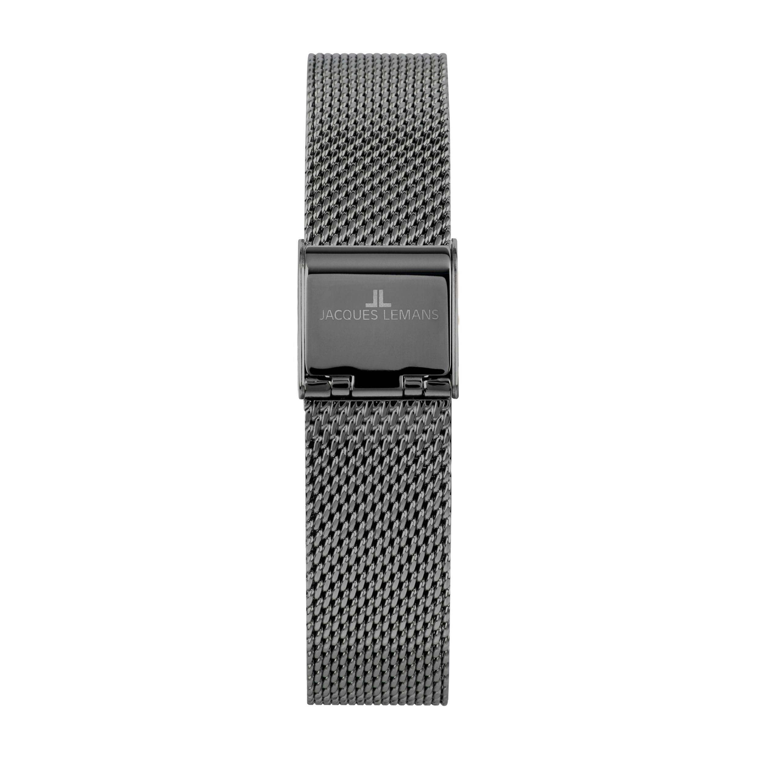 JACQUES LEMANS - Armbanduhr Milano - Quartz Uhrwerk - Gehäusedicke: 7.5 mm - Edelstahl - 5 ATM