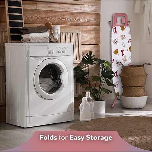 Miniatura 10 de Bartnelli by Rorets - Tabla de planchar clásica con nueva tecnología patentada EZ-Glide, fabricada en Europa, tabla de hierro premium con soporte