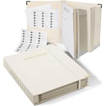 Life Organizer Important Document Organizer Expanding File Folder with Labels for Passports, Birth Certificates, Social Security Cards, Photos, Letters