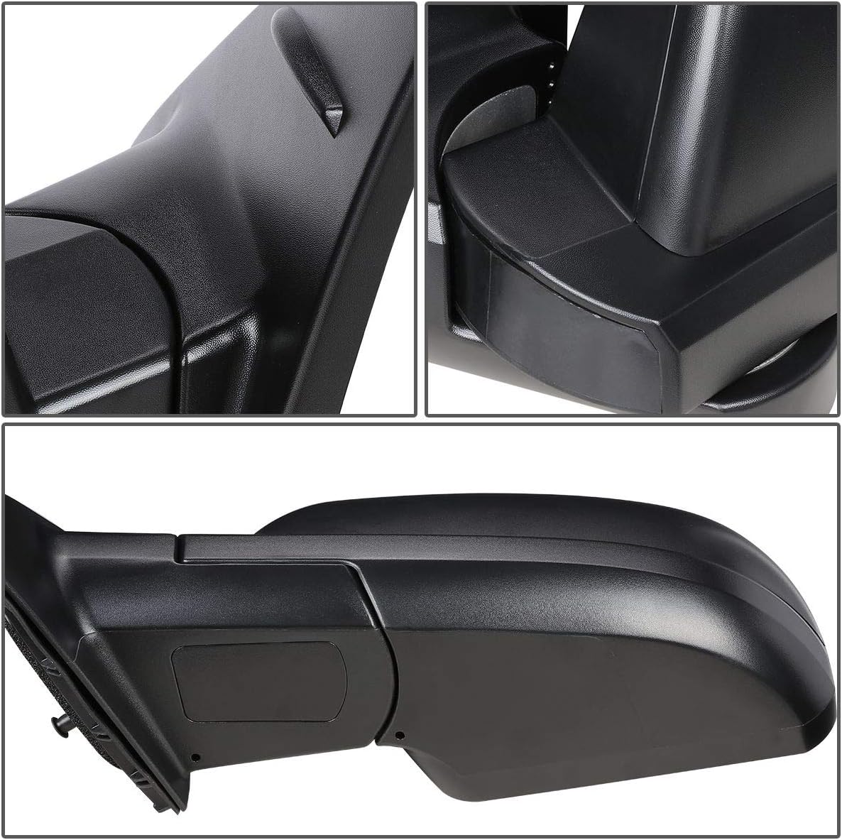 Auto Dynasty TO1320302 OE Style Powered+Heated Driver/Left Side View Door Mirror Compatible with Toyota Tundra 14-18