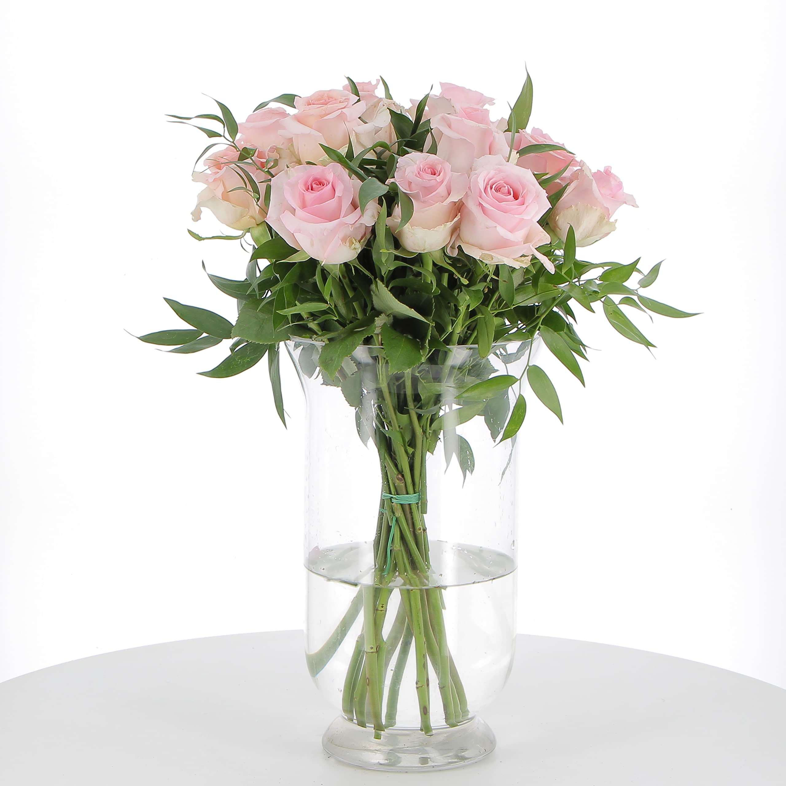 KENTIS - Bouquet di 12 Rose Rosa a Stelo Lungo 50 cm - Mazzo di Fiori  Freschi a Domicilio in Italia - Rose Vere Regalo : Amazon.it: Casa e cucina