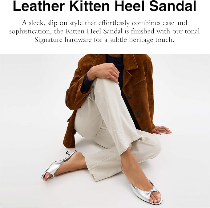 Coach Women's Kitten Heel Sandal