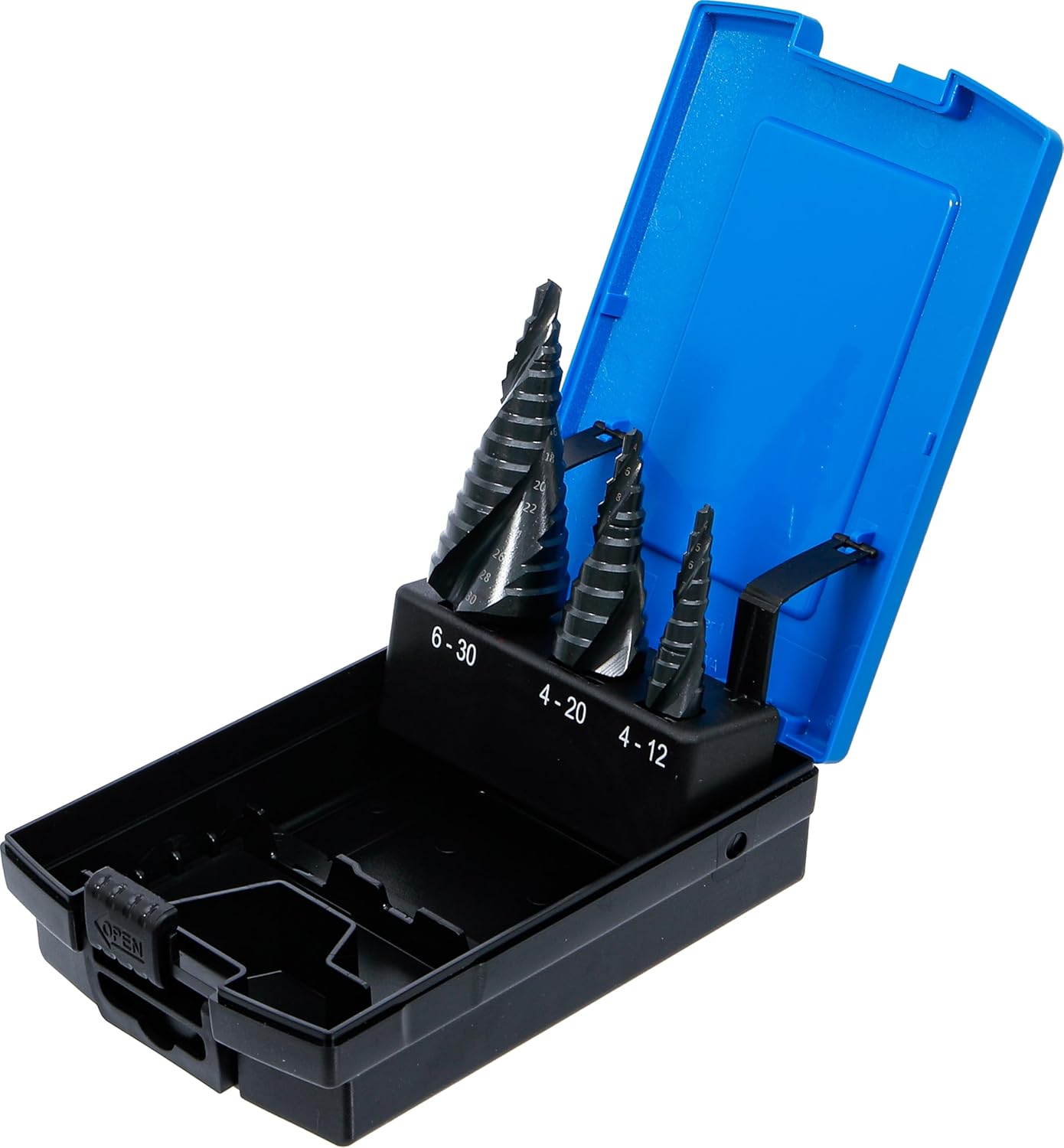 BGS 1945 | Step Drill Set | Ø 4-30 mm | 3 pcs.