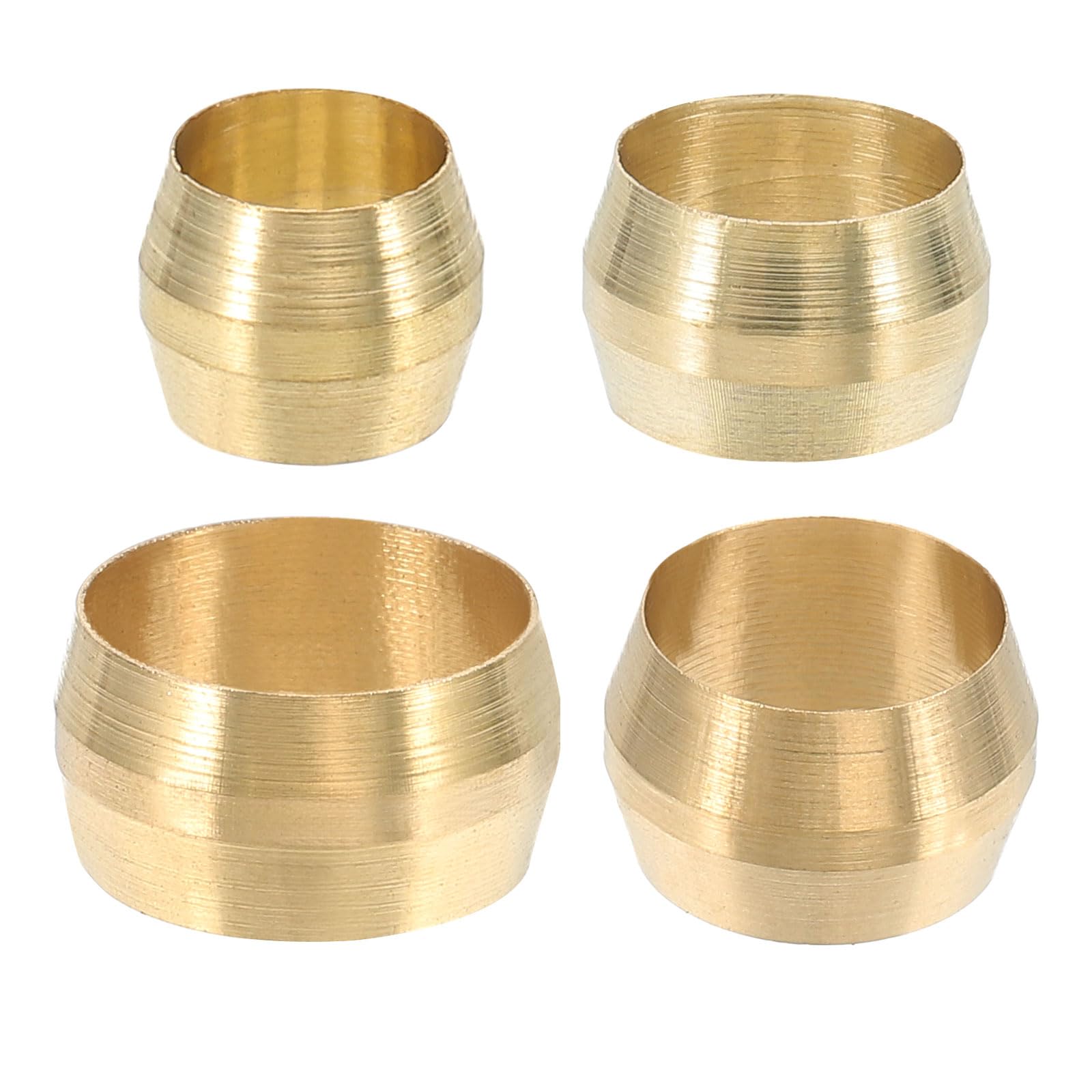 PATIKIL 80Pcs Brass Compression Sleeves Ferrules - Image 4
