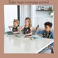 Vista 6 de Kids Aprons for Girls and Boys, Toddler Apron with Pocket for Painting, Cooking, Baking, Gardening and Crafts