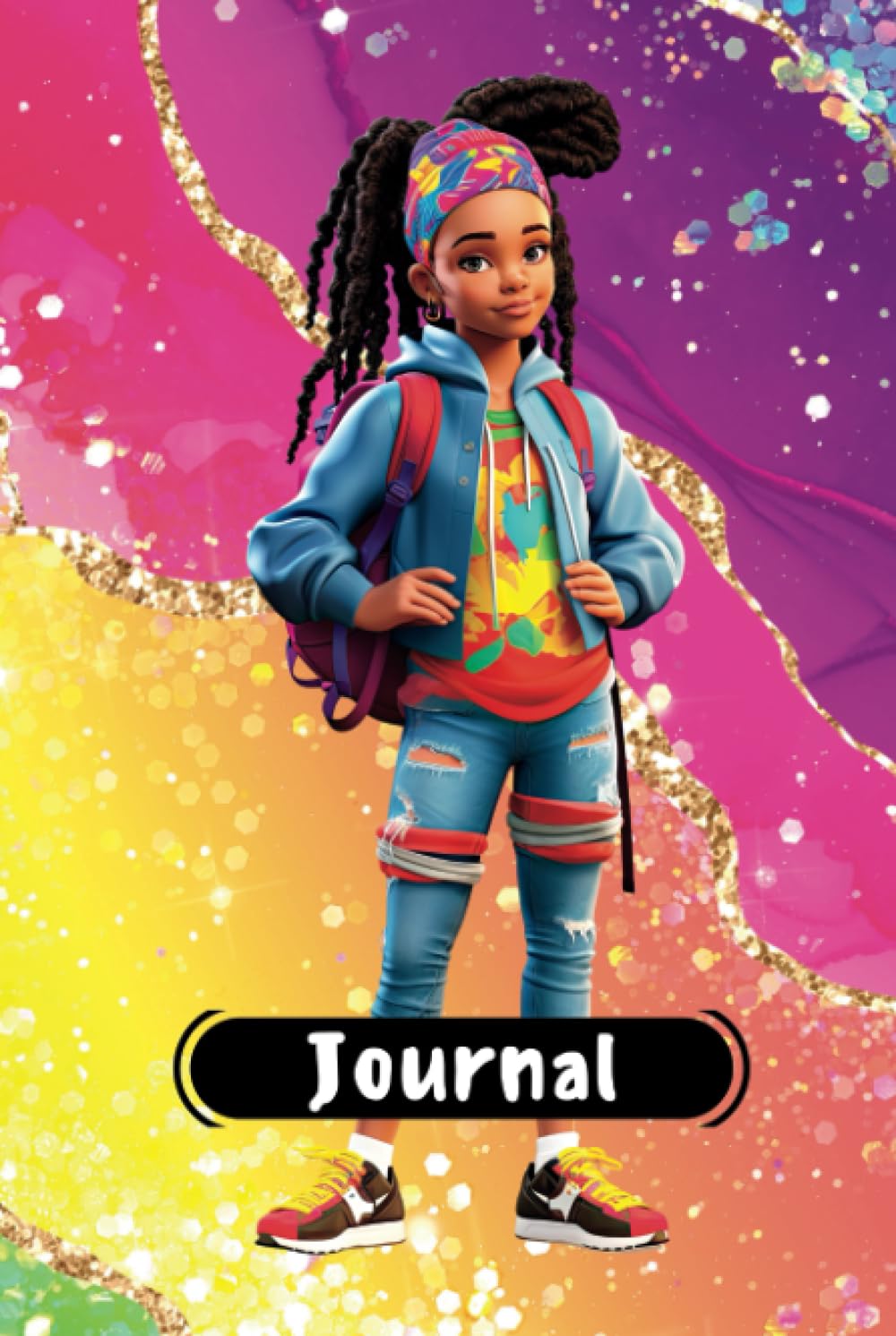 Journal intime fille grand format 200 pages papier épais sans bavure relié
