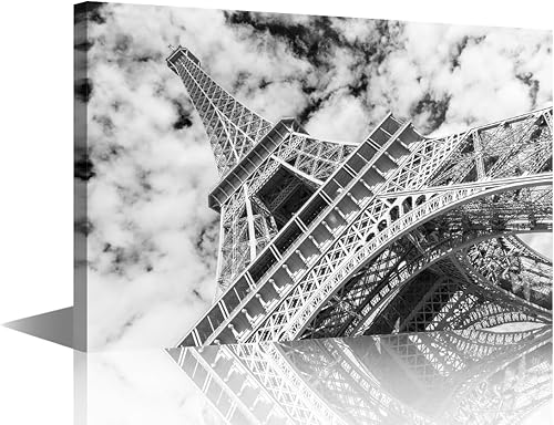 Vista 23 de 1 lienzo decorativo para pared, ferrocarril a través del bosque de pinos con niebla, decoración moderna para el hogar, sala de estar, arte de pared