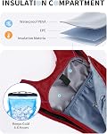 Blue Quartz Hydration Backpack with 2L Water Bladder, Hiking Water Backpack for Women Men, Lightweight Cycling Daypack with Phone Pocket & Helmet Net Bag, Hydration Pack for Biking, Running, Skiing