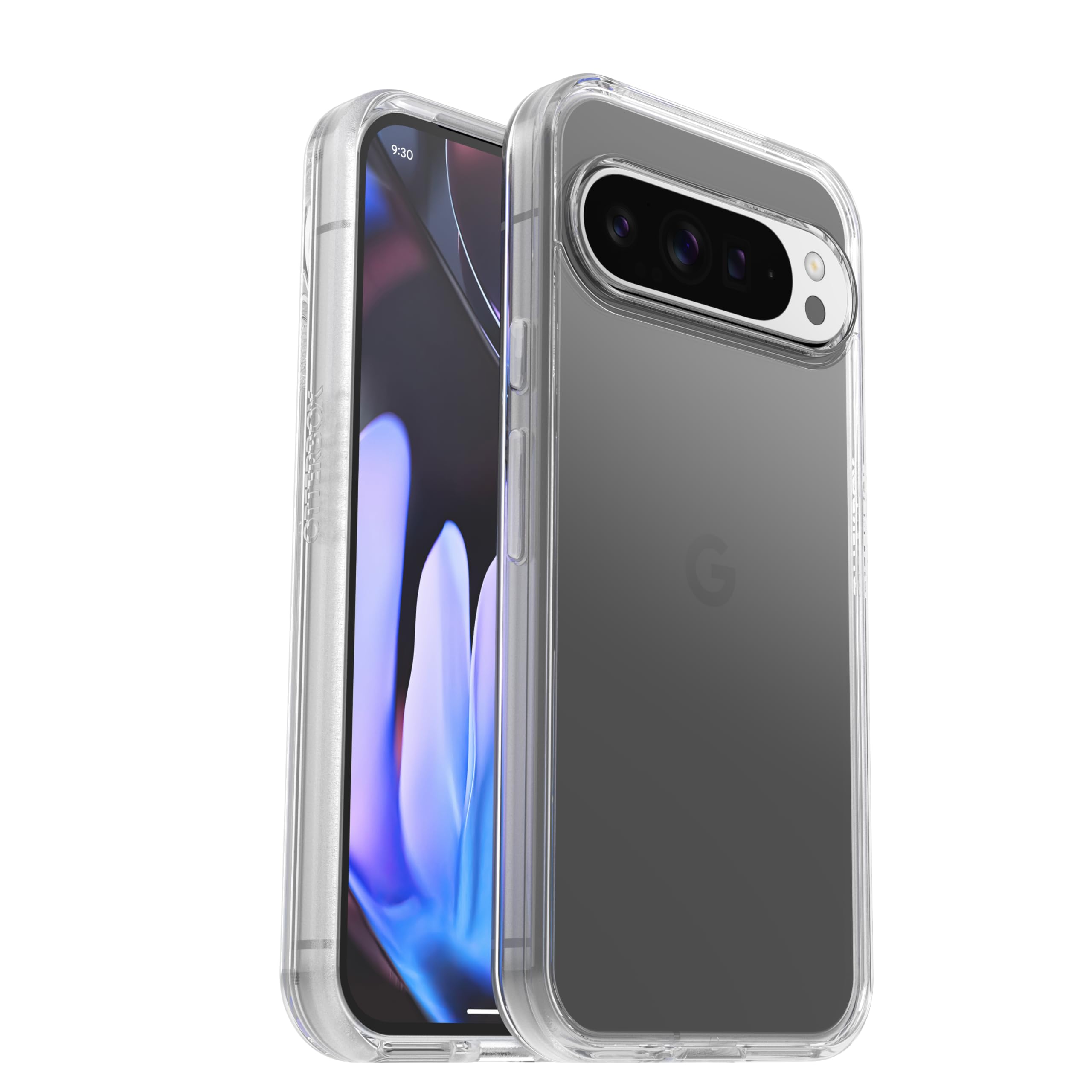 OtterBox Symmetry Clear Case for Google Pixel 9 Pro XL, Shockproof, Drop proof, Protective Thin Case, 3x Tested to Military Standard, clear