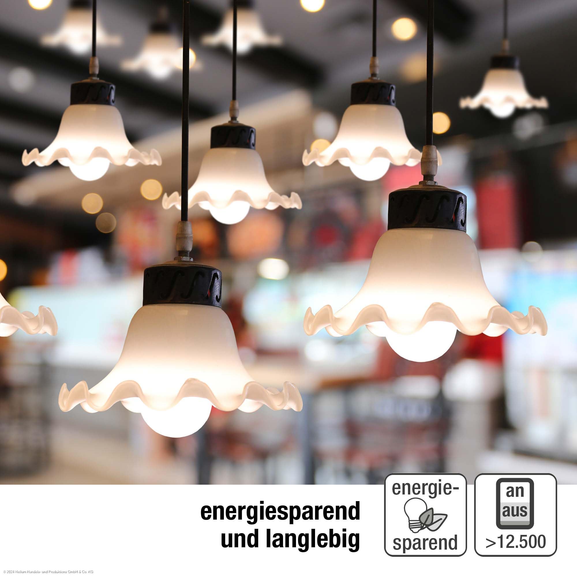 hellum 10er Set E27 LED Ersatz für 25W Glühbirne - 2,5W, 250 Lumen, Warmweiß 2700K - 209204 (Packung mit 2)