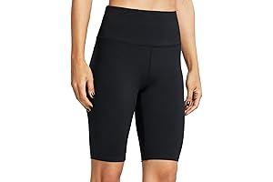 ZUTY 10-Inch High-Waisted Biker Shorts for Women with Convenient Pockets