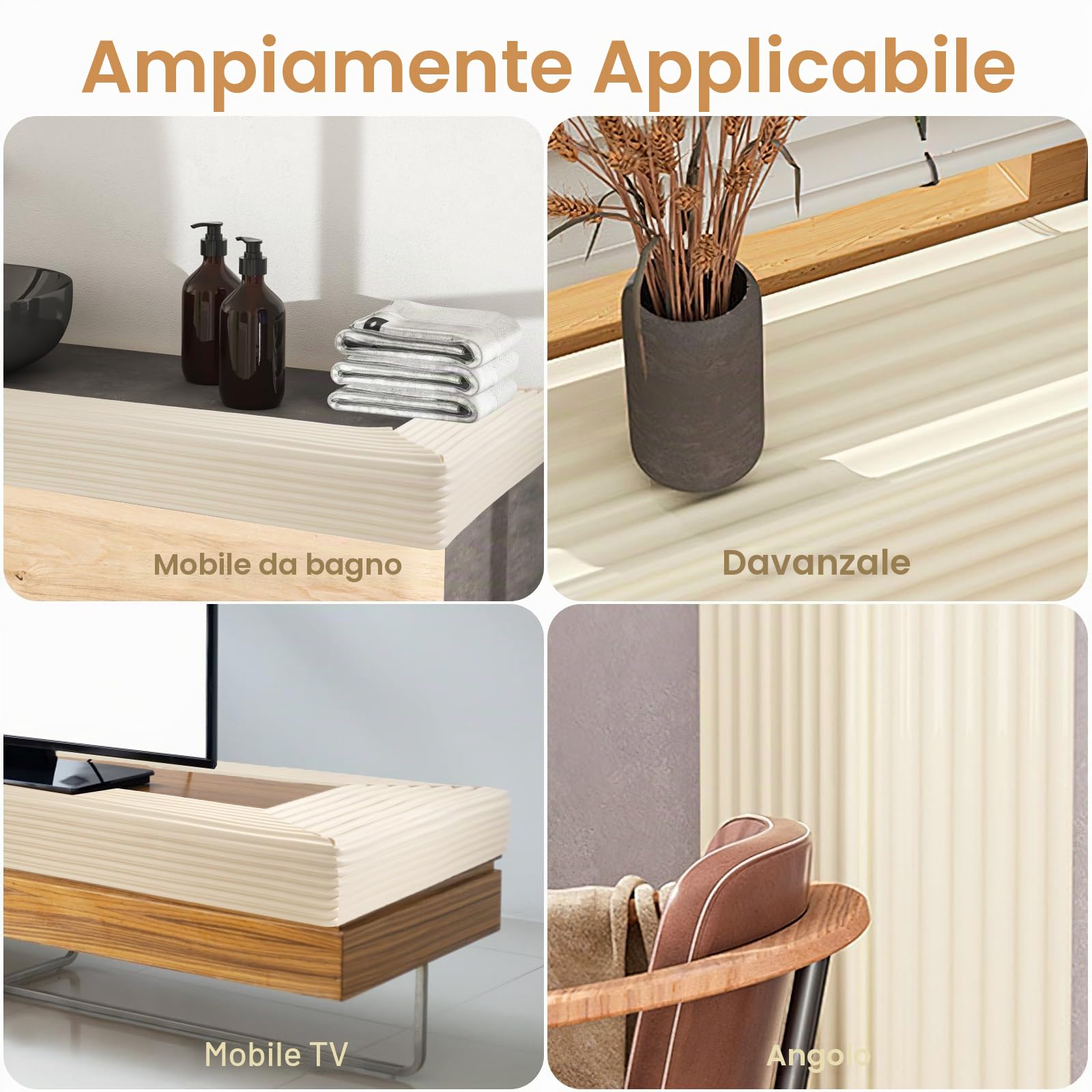 Paraspigoli Angolari Per Bambini Anti Collisione Sicurezza Paraspigoli Per Vecchio Schiuma Adesiva Anti Collisione Extra Spesso Bordi Protezione Protezione Scrivania Computer Mobili Beige