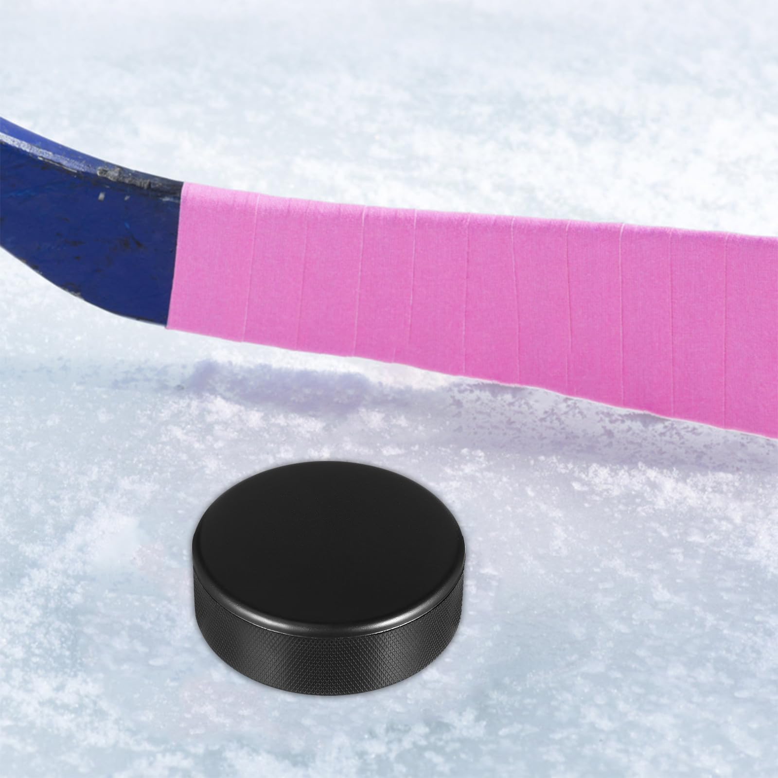 Milisten Pu Schaumstoff Eishockeypucks Stoßdämpfend, Schwarz