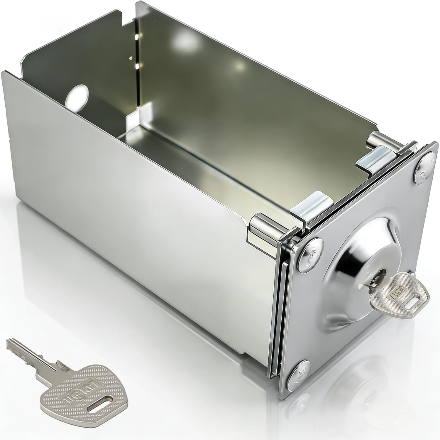 W11190039 Coin Box Lock with 2 Keys Compatible with Whirlpool Kenmore Commercial Dryer. OEM Upgraded W11190039 Coin Box for CAE2745FQ1 CAE2743BQ0 CAE2745FQ0 CGM2745FQ0 etc. -2 Year