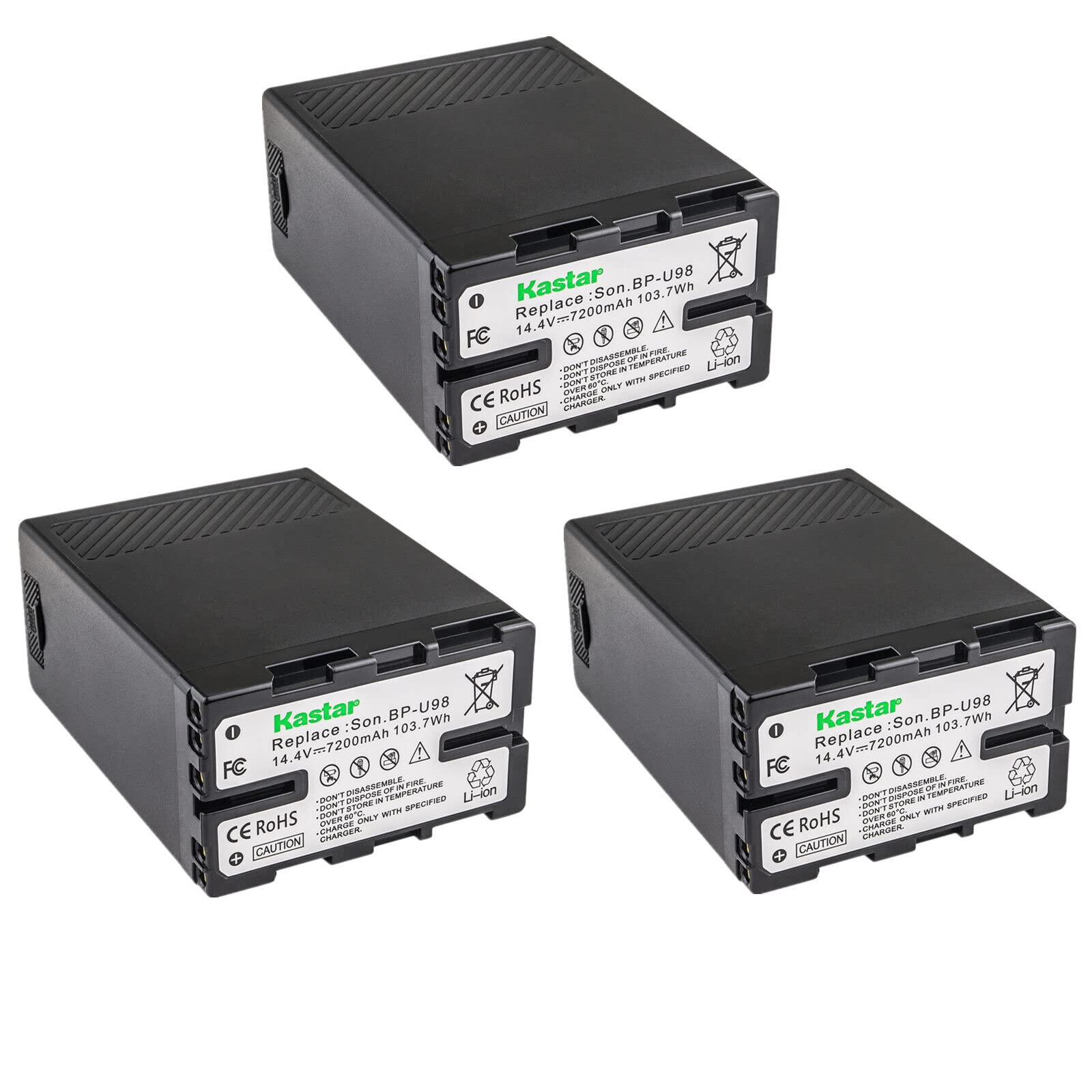 Amazon.com : Kastar 3-Pack BP-U98 Battery Replacement for Sony BP