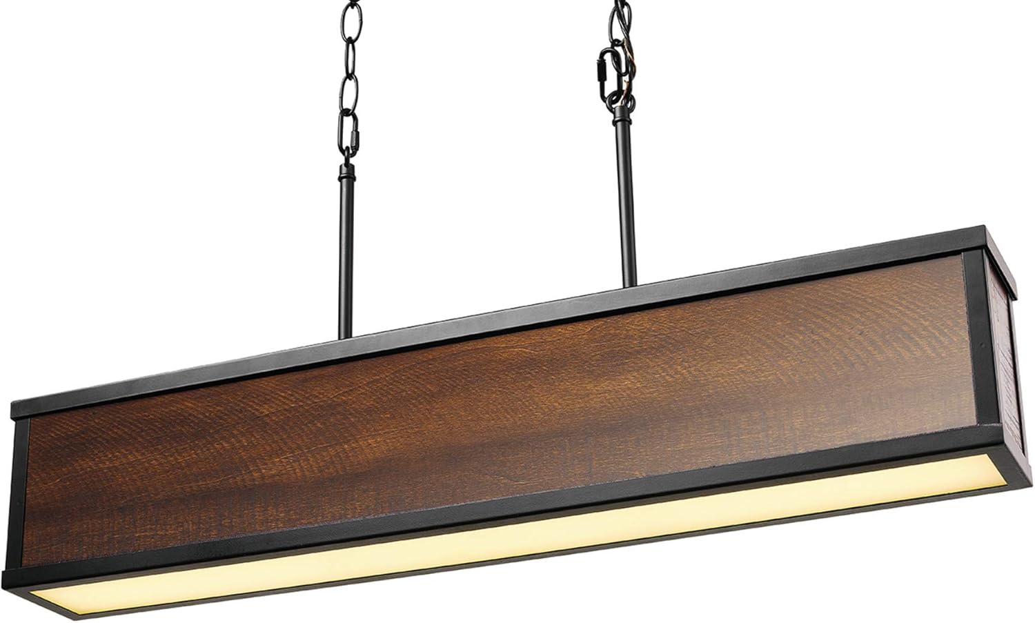 GLOBE Electric 60334 Johnnie Pendant Lighting, Faux Wood